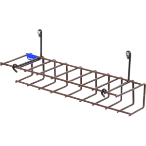 Rack'em Racks 9 Pistol Add-On Pistol Rack With Mount Anywhere Hooks Brown