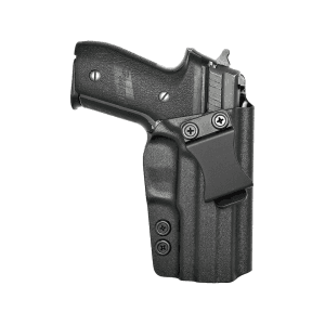 Rounded IWB Holster Right Hand Sig Sauer P229 with Rail Kydex Black