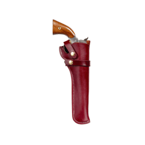 Triple K 310 OWB Holster Right Hand Remington 1858 Adjustable Sight Target 8" Leather Walnut