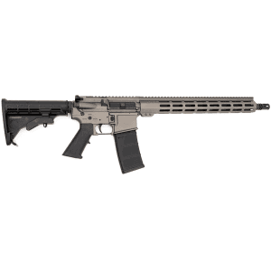 Andro Corp Industries ACI-15 Bravo Base Semi Automatic Rifle 5.56x45mm NATO 16" Black Threaded Barrel Tungsten Frame Black Adjustable Stock