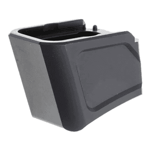 Tyrant Designs Extended Magazine Base Pad for Glock 17, 22, 34, 35, 19X, 45 +5 9mm Luger, +4 40 S&W Aluminum Black