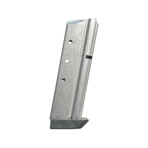 Nighthawk Custom 1911 Officer Magazine with Extended Base Pad 9mm 8-Round Welded Base with Flat Follower Stainless Steel