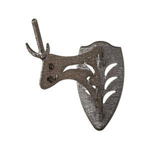 Skull Hooker Little Hooker European Mount Bracket Black