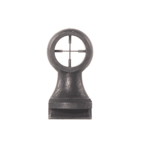 KNS Dovetail Hooded Front Sight 0.525" High Duplex Reticle