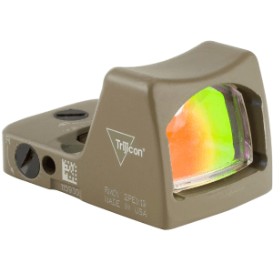Trijicon Rmr Type 2 Reflex Red Dot Sight 3.25 Moa Dot Cerakote Flat Dark Earth