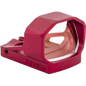 Shield Sights Mini Compact Rmsx Reflex Red Dot Sight 4 Moa Dot Xl Glass Lens Bordeaux Red
