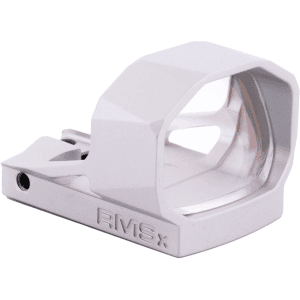 Shield Sights Mini Compact Rmsx Reflex Red Dot Sight 4 Moa Dot Xl Glass Lens Silver