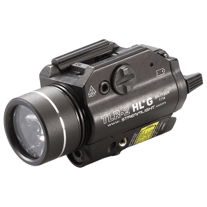 Streamlight Tlr-2 Hlg Weapon Light With Green Laser For Picatinny Rail Black