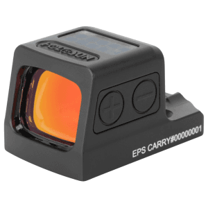 Holosun Eps Carry Enclosed Pistol Reflex Red Dot Sight 1x Red Dot Multi-Reticle Solar/Battery Powered Matte Black