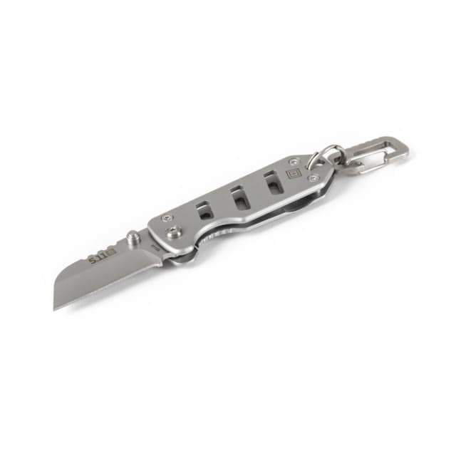 5.11 Tactical Base 1SF Folding Knife 1.5in Frame Lock 8CR13MOV Blade Tumbld Steel 1 SZ  SZ