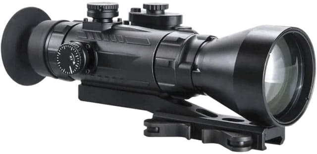 AGM Global Vision Wolverine Pro-4 3APW 4x70mm Night Vision Riflescope Gen 3 Auto-Gated White Phosphor 3APW 64-72 lp/mm Black