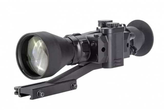 AGM Global Vision Wolverine Pro-6 3APW 6x100mm Night Vision Riflescope Gen 3 Auto-Gated White Phosphor 3APW 64-72 lp/mm Black
