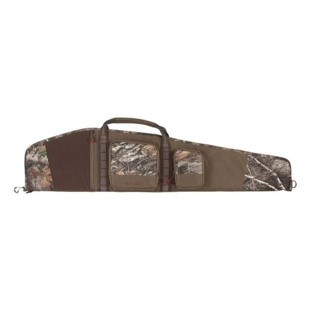 Allen Elk Rifle Case w/Lockable Zipper and D-ring 46in Long Brushed Lining/Foam Padding Realtree Edge Camo