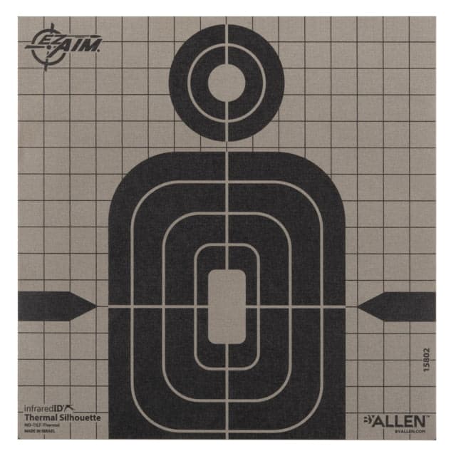 Allen EZ Aim 8in Thermal Silhouette Target Grey