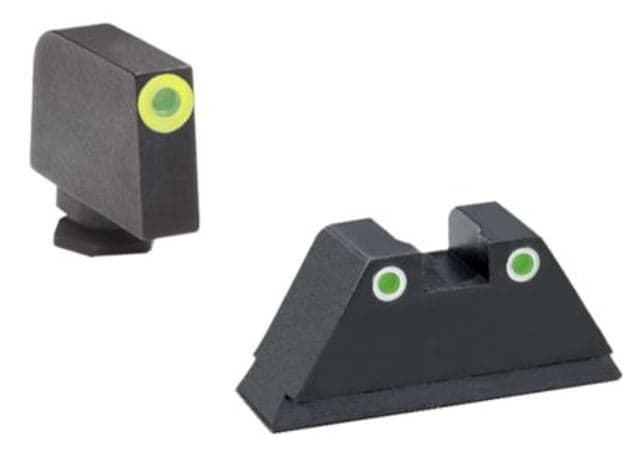 Ameriglo Tritium Front Rear Tall Suppressor Set green green