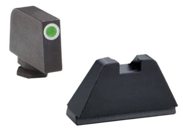 Ameriglo Tritium Front Rear Tall Suppressor Set green white