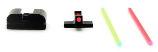 Angry Bear Arms Fiber Optic Pistol Sights Sig P365 Black