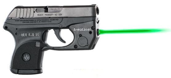 ArmaLaser Green Laser Sight for Ruger LCP Black