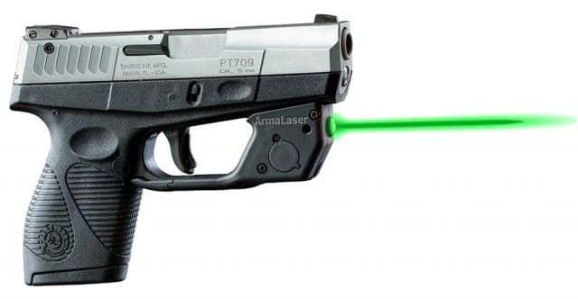 ArmaLaser Green Laser Sight for Taurus PT 709 and PT740 Slim Black