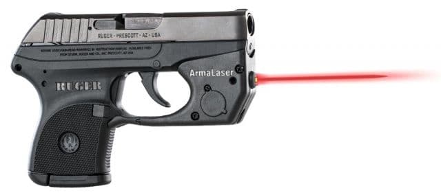 ArmaLaser Red Laser Sight for Ruger LCP Black