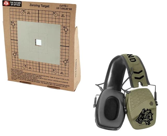 ATN X-Sound Hearing Protector & Thermal Target Pack