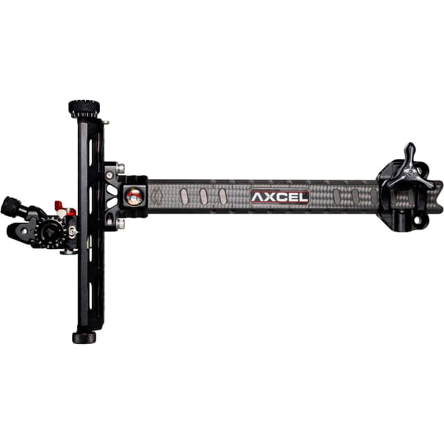 Axcel Achieve XP Pro Carbon Bar Recurve Bow Sight Left Hand Black 9in