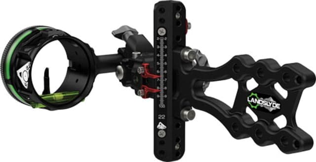 Axcel AV-31 Landslyde Carbon Pro Slider Sight 31mm 1 Pin .019 Green