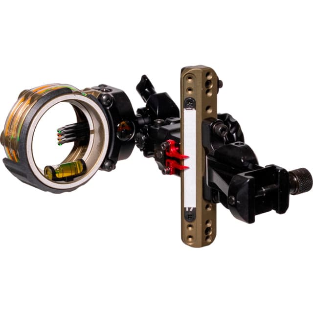 Axcel LANDSLYDE Picatinny Slider Sight Tac. BH AccuStat II Micro 4 Pin Bow Sights .019 Black