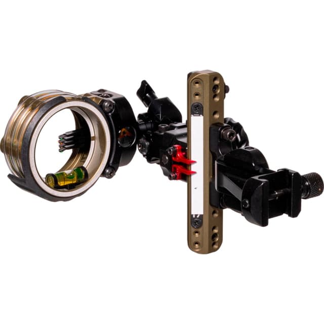 Axcel LANDSLYDE Picatinny Slider Sight Tac. BH AccuStat II Micro 4 Pin Bow Sights .010 Black