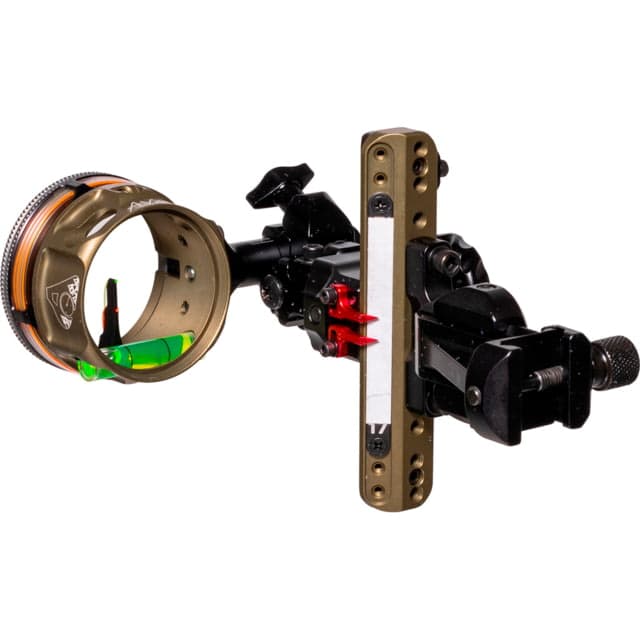 Axcel LANDSLYDE Picatinny Slider Sight Tac. BH AVX-41 Ranger DBL Bow Sights .019 Gr./Red Fiber Black