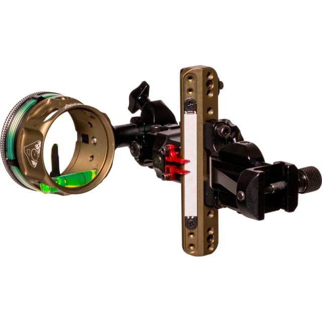 Axcel LANDSLYDE Picatinny Slider Sight Tac. BH AVX-41 1 Pin Bow Sights .019 Green Fiber Black