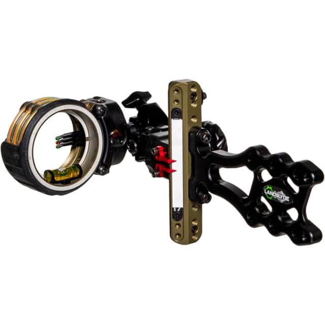 Axcel LANDSLYDE Slider Tactical Bowhunting Sight AccuStat II Micro 3 Pin Bow Sights .019 Black