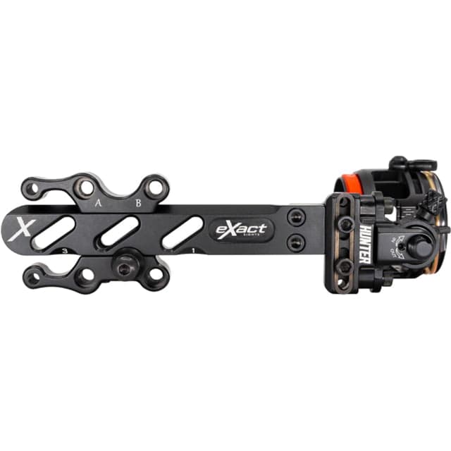 B3 Archery Exact Hunter Dovetail Sight 4 Pin Bow Sights .019in Left Hand Black