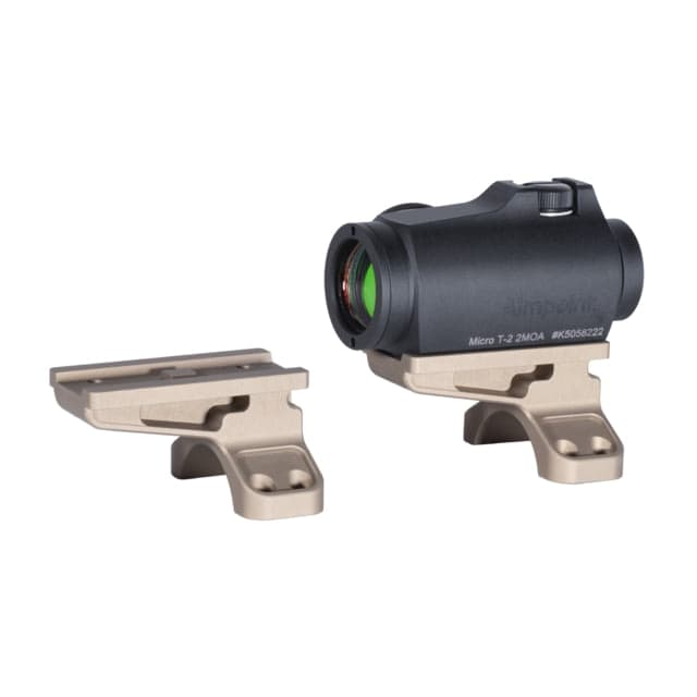 Badger Ordnance Condition One 12 O'clock Top Optical Red Dot Sight Mount 30mm Aimpoint Micro Tan