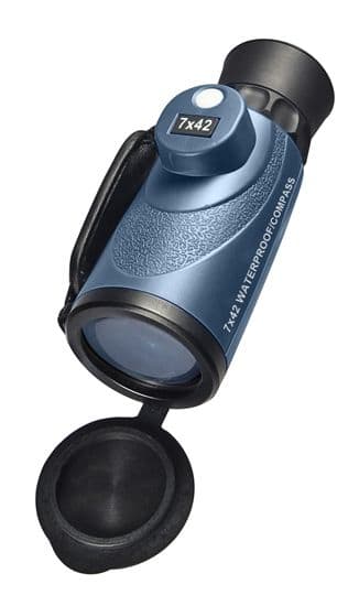 Barska 7X42 Deep Sea Monocular w/ Internal Rangefinder & Compass Waterproof