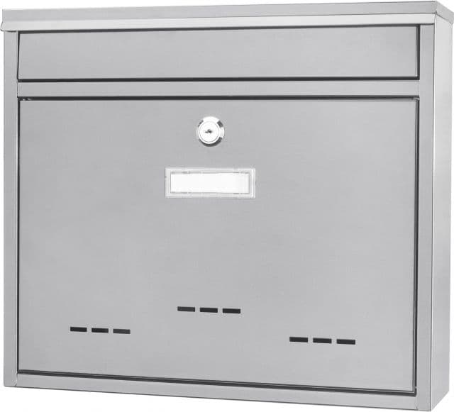 Barska Locking Wall Mount Mailbox White Medium
