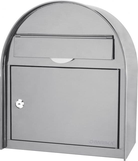 Barska Locking Wall Mount Mailbox White Large