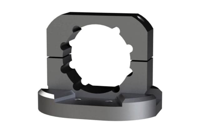 Blac-Rac 2.25in Tube Mount Black/Gray