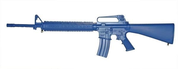Blueguns Colt AR-15 Training Guns Not Weighted No Light/Laser Attachment Rifle Fwd Rail Blue