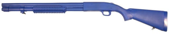Blueguns Mossberg Model 590A1 Training Guns Not Weighted No Light/Laser Attachment Shotgun w/20in Barrel Fwd Rail Blue