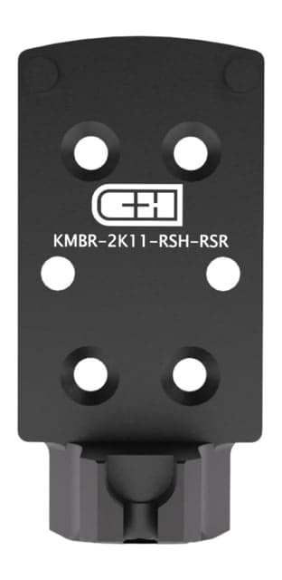 C&H Precision Kimber 2K11 to Trijicon RMR Optic Mounting Plate For Kimber 2K11 to RMR Footprint Optics Matte Finish Black