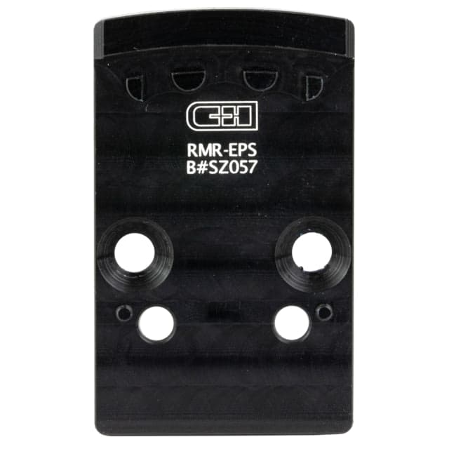 C&H Precision V4 Optic Mounting Adapter Plate Holosun EPS/EPS CARRY Trijicon RMR Footprint Anodized Finish Black