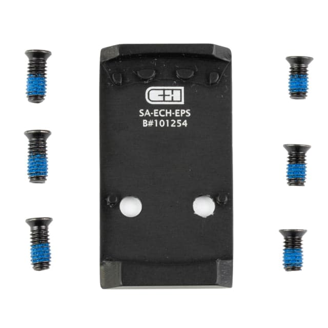 C&H Precision V4 Springfield Armory Echelon Optic Mounting Adapter Plate Holosun EPS/EPS Carry/SCS CARRY Anodized Finish Black