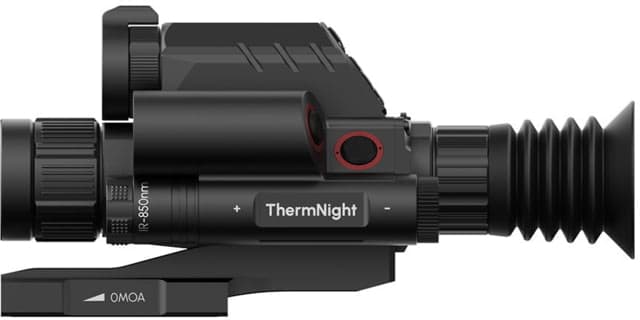 DNT Optics ThermNight 3-12x52mm Thermal Rifle Scope 256x192px w/5-20x Night Vision Multispectral Scope with Laser Rangefinder and Ballistic Calculator