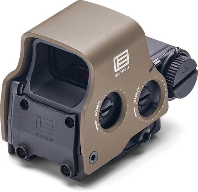 EOTech HWS EXPS2 Holographic Red Dot Sight 1 Dot Reticle Black w/ Tan Hood
