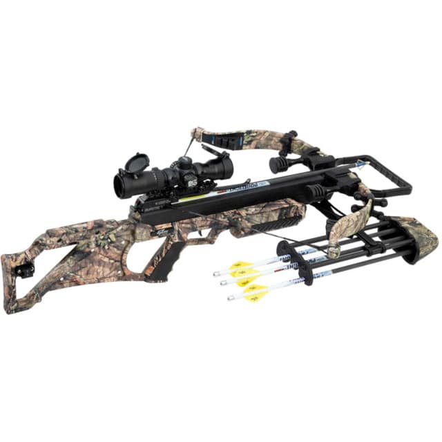 Excalibur Micro Suppressor Extreme Crossbow Tact100 Scope and Charger EXT 6.4lbs 400 FPS Mossy Oak Break-Up Country Color1 : Mossy Oak Break-Up