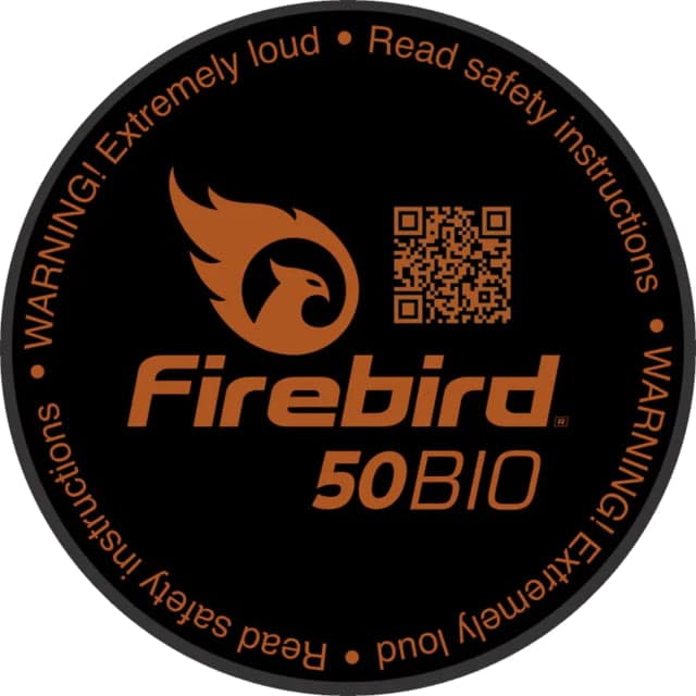 Firebird Targets 50 BIO Target Mount Type Moving Trajectory/Static Impact Enhancement Flash/Smoke/Sound White Smoke Universal Firearm 50mm 10 Pk