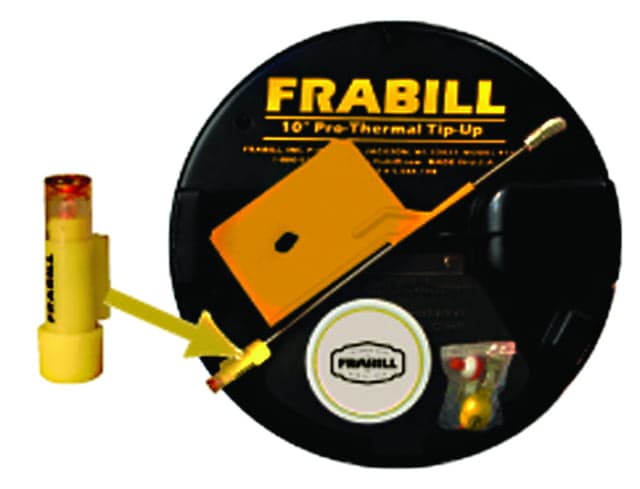 Frabill Black Pro Thermal Tip-Up Kit Black 10 in