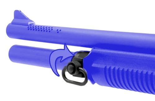 GG&G Rem 870 QD Front Sling Mount w/Heavy Duty Swivel Ambidextrous