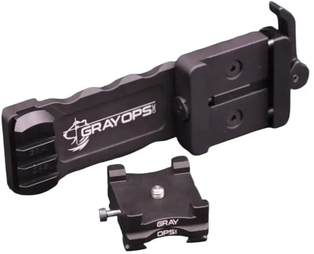 Gray Ops CNC Garmin Mount Kit + Arca Black